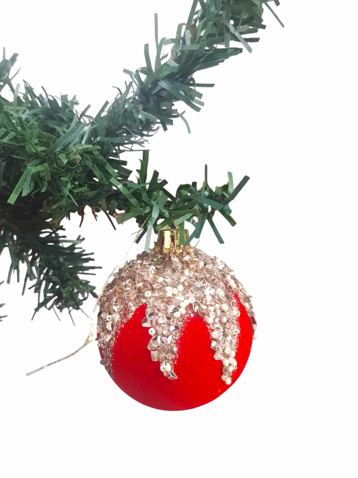 BOLA 6CM VELUDO DEC. 5P�S VM